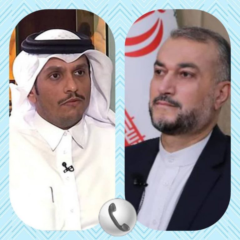 گفتگوی تلفنی امیرعبداللهیان با همتای قطری