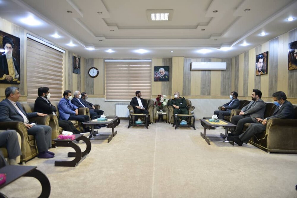 دیدار دبیر شورایعالی مناطق آزاد با فرمانده سپاه قدس گیلان