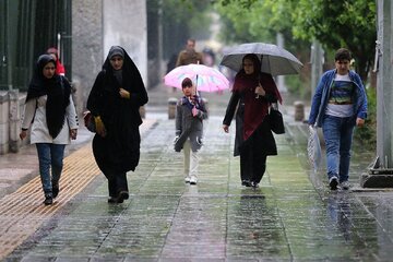 تداوم بارندگی در این نقاط/ شدت بارش در این استانها