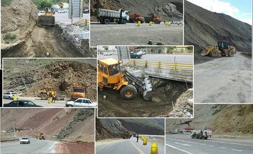 عملیات نصب تور حفاظتی در نقاط حادثه خیز جاده کرج – چالوس آغاز شد