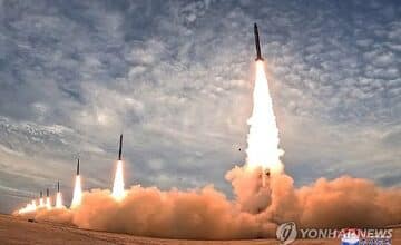 کره شمالی بار دیگر موشک بالستیک پرتاب کرد
