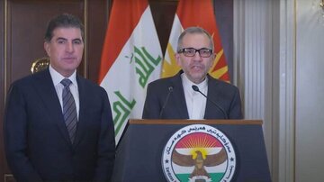 تختروانچی از پذیرایی سخاوتمندانه در اربیل گفت/با اقلیم در زمینههای مختلف هماهنگی داریم