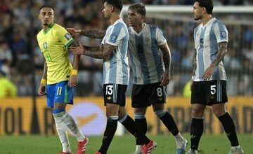 تحقیر برزیل مقابل آرژانتین با ۴ گل