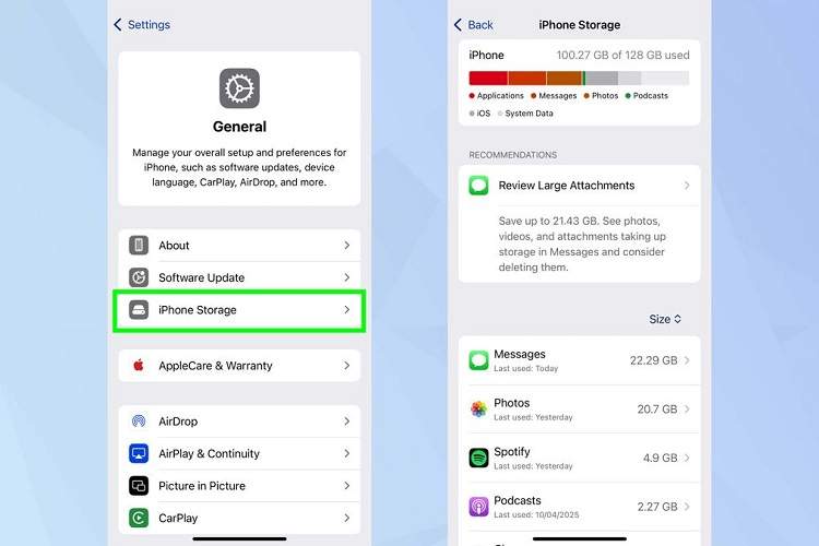 آموزش: با این تنظیمات ساده، حافظه آیفون خود را بدون حذف عکسها خالی کنید
