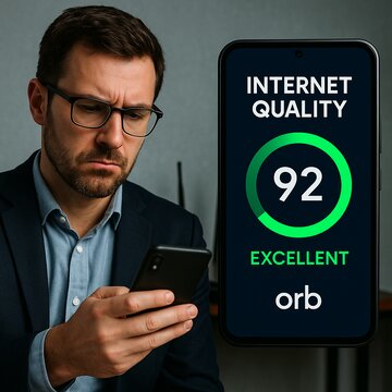 پایان فرار اپراتورها از پاسخگویی /اینترنت خانگی زیر ذرهبین اپلیکیشن Orb