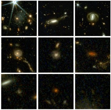 نقشه‌ای بی‌سابقه از جهان؛ کشف ۸۰۰ هزار کهکشان با کمک تلسکوپ جیمز وب