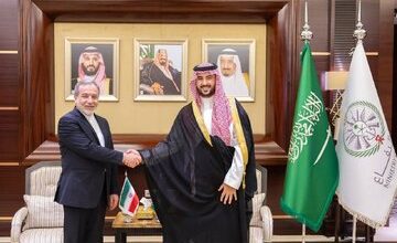 توئیت وزیردفاع عربستان درباره دیدار با عراقچی