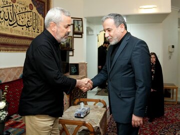 عراقچی با خانواده سردار شهید باقری دیدار کرد/تصاویر