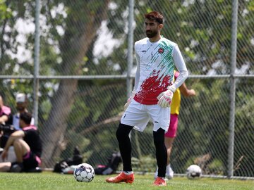 عکس| حمایت بیرانوند پس از صعود زنان ایران به جام ملت‌ها