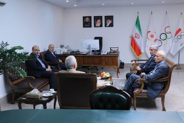 نشست مهدی علی نژاد با دبیران کل سابق کمیته ملی المپیک برگزار شد