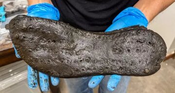 کشف کفش غولآسا، باستانشناسان را شگفتزده کرد / عکس