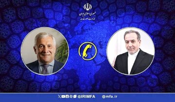 گفتگوی عراقچی با وزیرخارجه ایتالیا