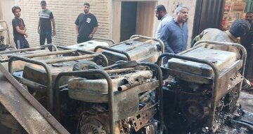 آتشسوزی در خیابان سعدی جنوبی تهران