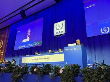 اسلامی در مجمع جهانی اتم: برنامه‌ هسته‌ای ایران شفاف است/ غرب دست از دروغ‌پردازی بردارد