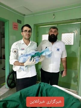 زایمان در آمبولانس؛ عملیات شبانه اورژانس لالی برای نجات مادر و نوزاد