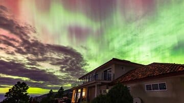 احتمال وقوع طوفان خورشیدی و رقص شفقهای قطبی در آسمان