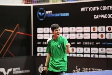تاریخ‌سازی نابغه ۱۵ ساله تنیس روی میز ایران ادامه دارد