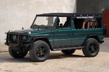 تبدیل مرسدس G کلاس نظامی به شاسی‌بلند هشت‌نفره با موتور آمریکایی!