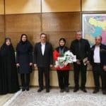 تجلیل از نخستین بانوی طلایی پاراوزنه‌برداری ایران