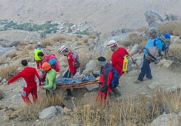 سقوط مرگبار زن کوهنورد در ارتفاعات برفخانه طزرجان