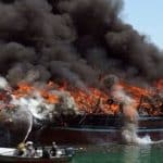 سهل انگاری در جوشکاری، لنج ۱۲۰ میلیاردی را خاکستر کرد