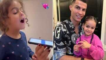 عکس| دختر رونالدو عربی حرف می‌زند!