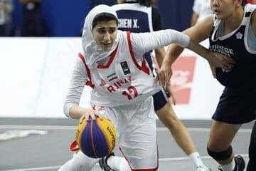 مدال خوشرنگ نقره برای دختران بسکتبال ایران