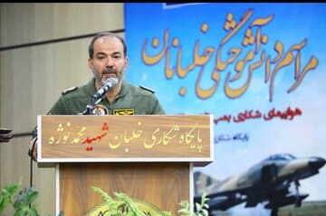 مراسم دانش‌آموختگی خلبانان ارتش در پایگاه نوژه همدان برگزار شد