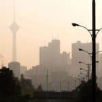 هوای تهران نارنجی شد