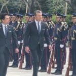 هگست در کنفرانس خبری با وزیر دافاع ژاپن: تهدیدها واقعی و فوری هستند/ اتحاد ما پاسخ به احتمالات منطقهای است