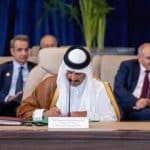 پیام امیر قطر: امیدواریم شرم الشیخ نقطه شروعی برای توافق‌های بیشتر در منطقه شود