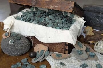 کشف گنج یک میلیون دلاری ۳۰۰ ساله/ عکس