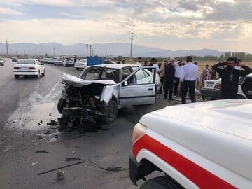 ۱۰مصدوم و ۲فوتی در دو سانحه رانندگی در قزوین
