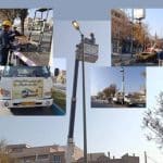 آغاز مانور بزرگ جهادی سرویس و رفع خاموشیهای روشنایی معابر شهرستان بوکان