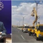 احداث ۵ کیلومتر روشنایی طولی در کمربندی جنوبی  الیگودرز