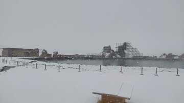 ادامه بارش برف و باران در نقاط مختلف استان آذربایجانغربی