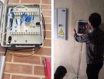 ارتقای شبکه تلفن ثابت قزوین با فیبر نوری سرعت گرفت