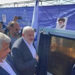 افتتاح سد انحرافی و کانال انتقال آب نجف‌آباد جیرفت توسط وزیر نیرو