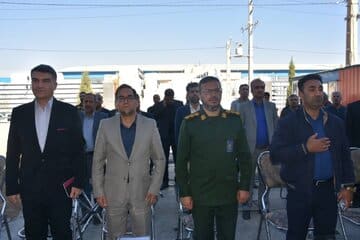 افتتاح واحد تولید باتری‌های خشک خودرویی در شیراز به مناسبت هفته بسیج