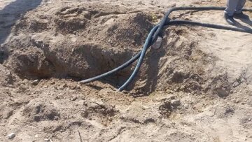 انهدام خط لوله ۴ هزار متری انتقال سوخت قاچاق در قشم