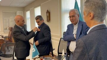 بازدید دستیار اجتماعی رئیسجمهور از شرکت نساجی الگانت و حضور در نشست هیأت امنای مؤسسه خیریه راه آسمان