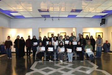 برگزاری آیین اختتامیه نمایشگاه طراحی و تصویرسازی «ایران‌دخت» با حضور مسئولان استانی در سمنان