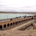 تخریب پل و سقوط ۱۲ نفر در سد فریمان/ عکس