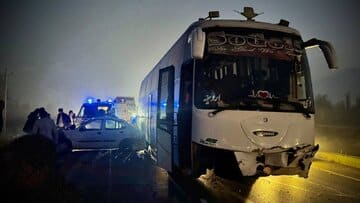 تصادف اتوبوس با تیبا در جاده ارومیه-سلماس، ۲ مصدوم برجای گذاشت