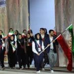 تصاویری از رژه کاروان ایران در افتتاحیه بازی‌های کشورهای اسلامی در ریاض