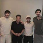 جلسه قلعهنویی با آزمون، قایدی و عزتاللهی در امارات