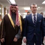 دیدار وزرای دفاع سعودی و آمریکا در آستانه سفر بن سلمان به واشنگتن