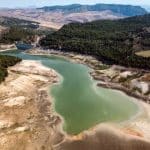 سد لار رکورددار فرار آب در بین سدهای دنیاست/ ۹۹ درصد مخزن عظیم این سد خالی شد