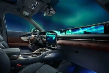 شفق قطبی در کابین خودرو!