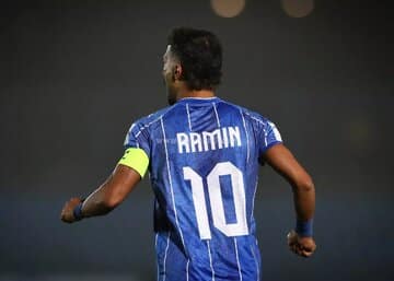 عکس| استایل ویژه رامین رضاییان روی نیمکت استقلال